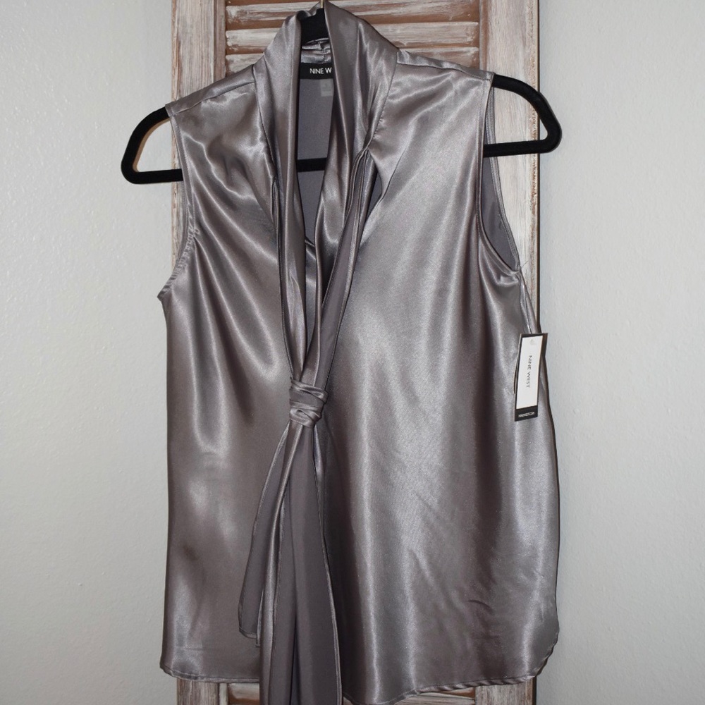 Nine West satin top